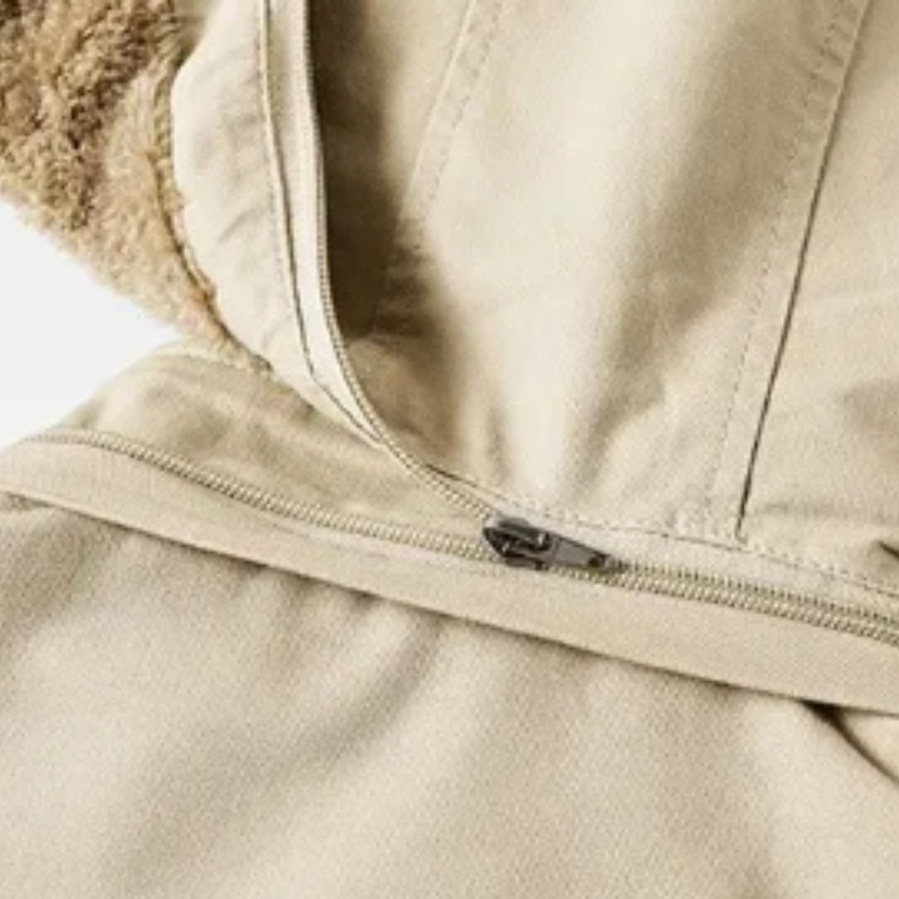 Elegante abrigo de invierno acolchado Premium