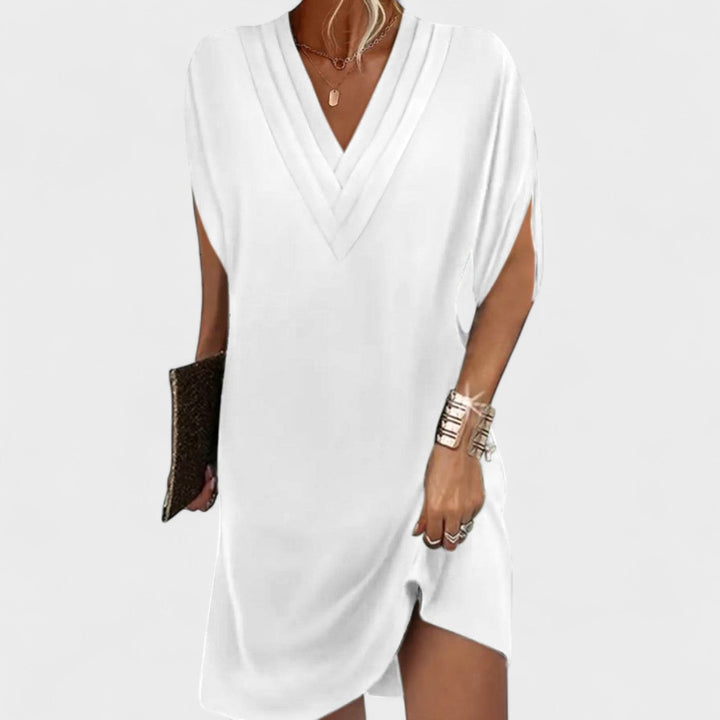 Susana - Vestido Elegante con Mangas Abiertas