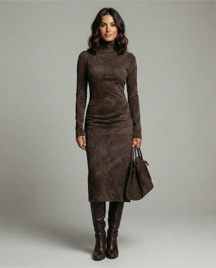 Onelia - Vestido Elegancia Terracota