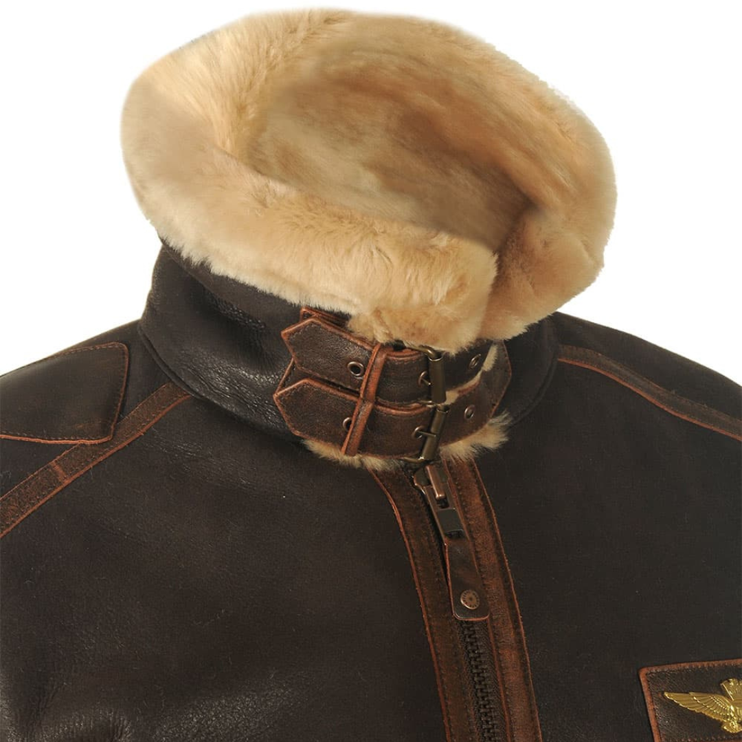 Chaqueta aviador cálida