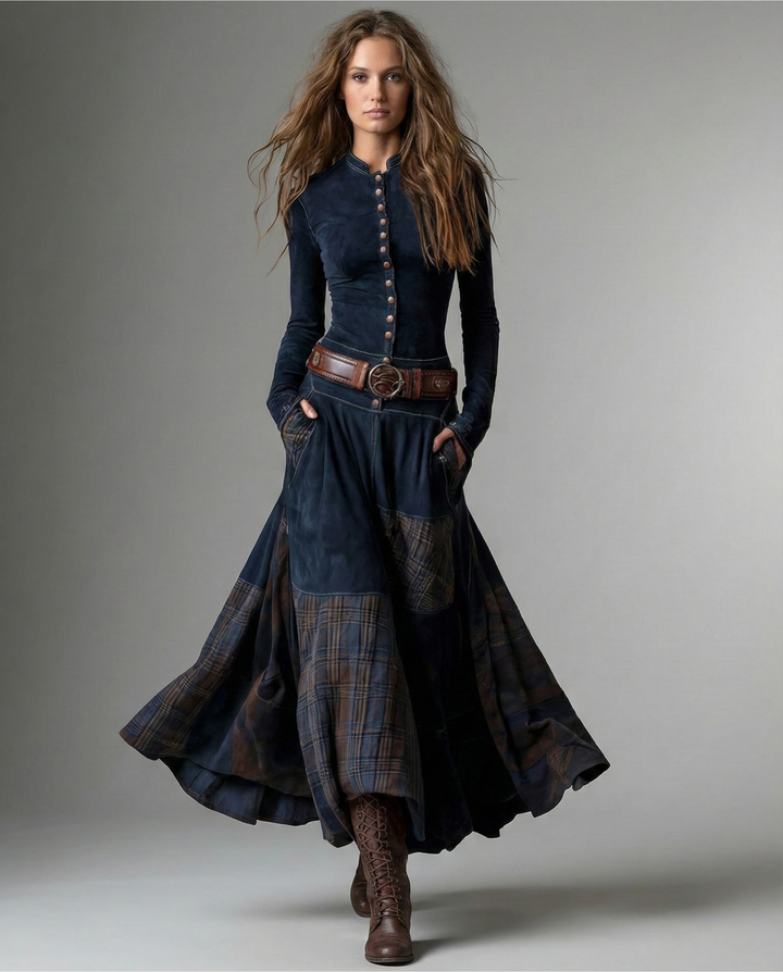 Viviana - Vestido Bohemio de Línea Elegante