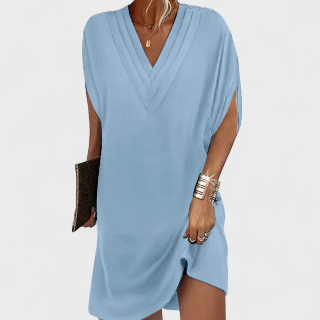 Susana - Vestido Elegante con Mangas Abiertas