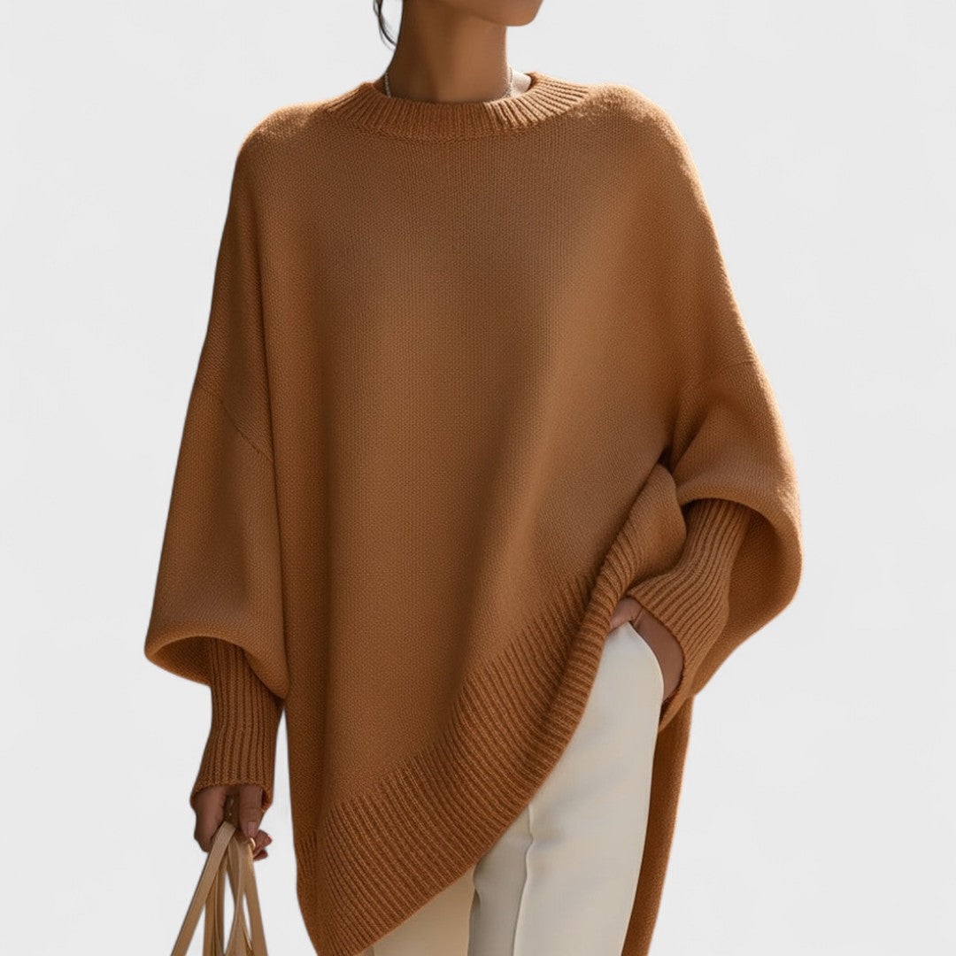 Mandy – Poncho Oversize Eleganza Semplice