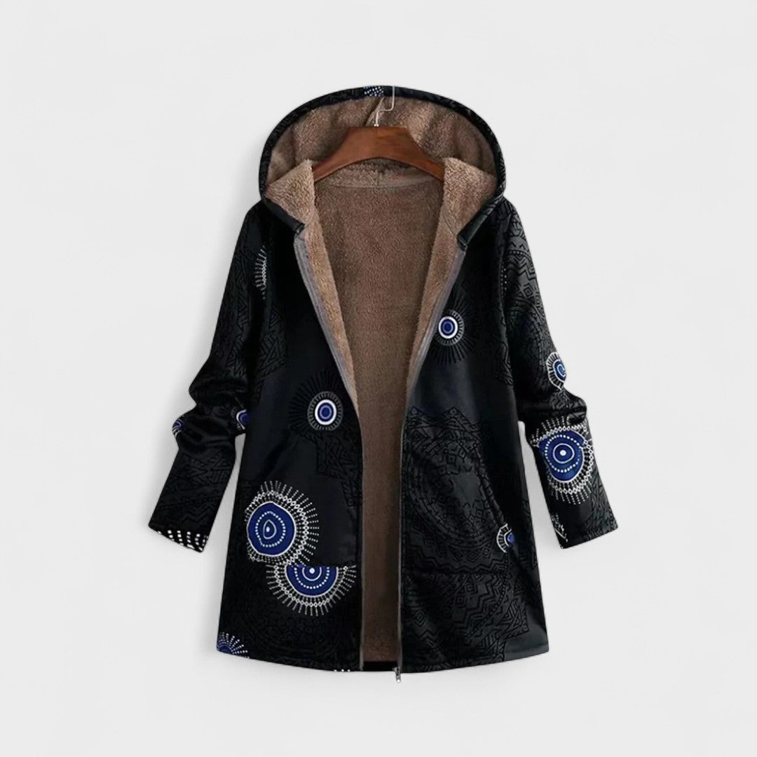 Fiona - Abrigo con capucha cálido y suave