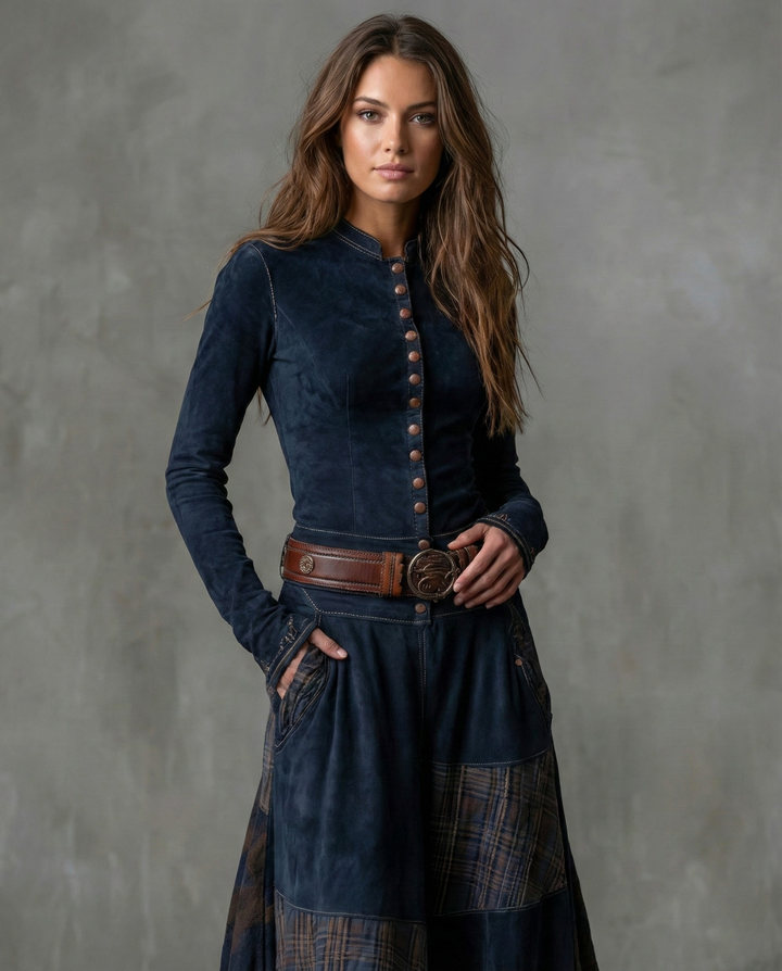 Viviana - Vestido Bohemio de Línea Elegante