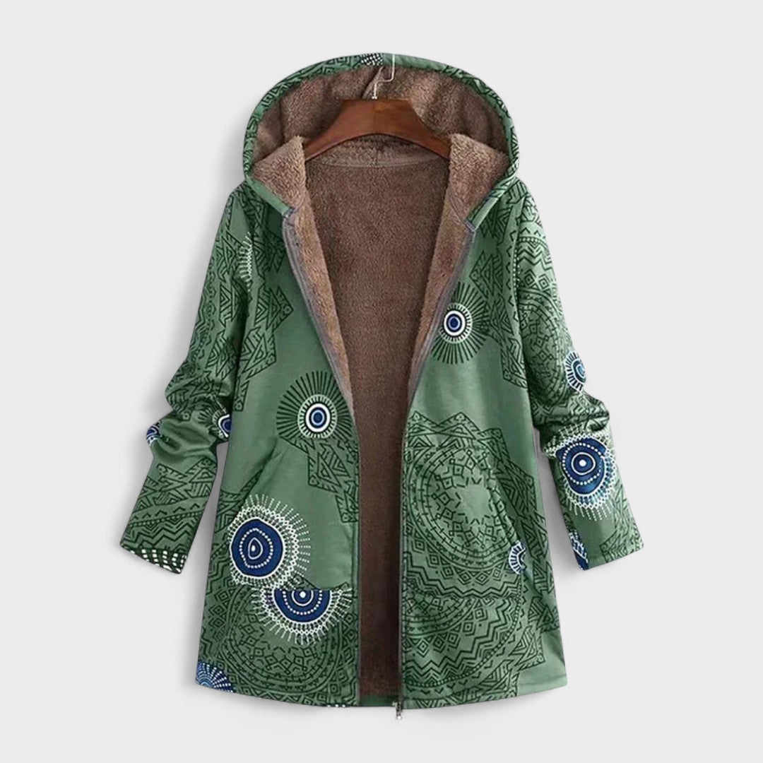 Fiona - Abrigo con capucha cálido y suave