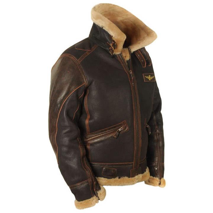 Chaqueta aviador cálida