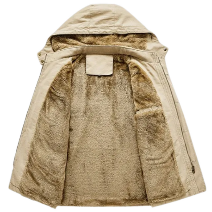 Elegante abrigo de invierno acolchado Premium