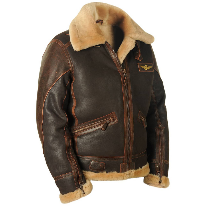Chaqueta aviador cálida