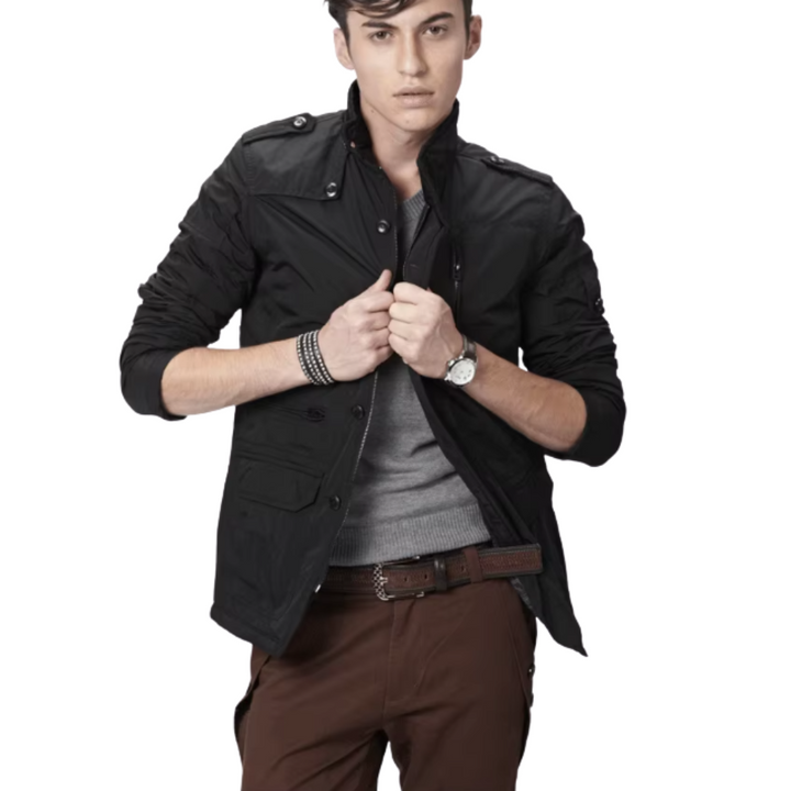 Chaqueta elegante resistente al viento