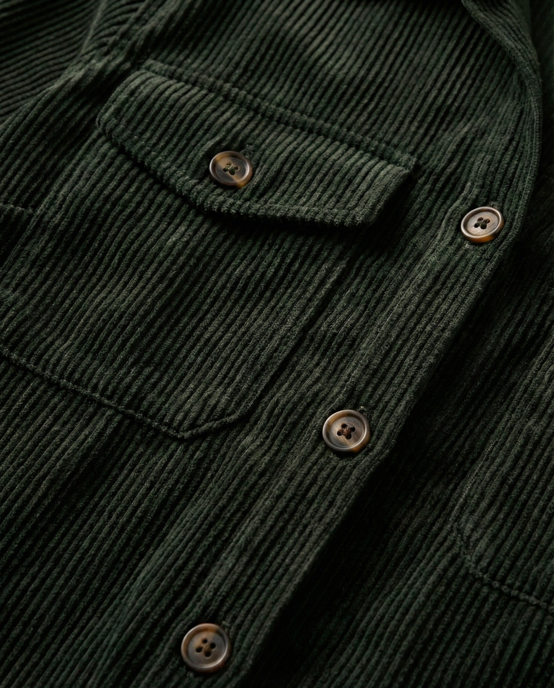 Lia - Vestido Camisero de Pana Premium