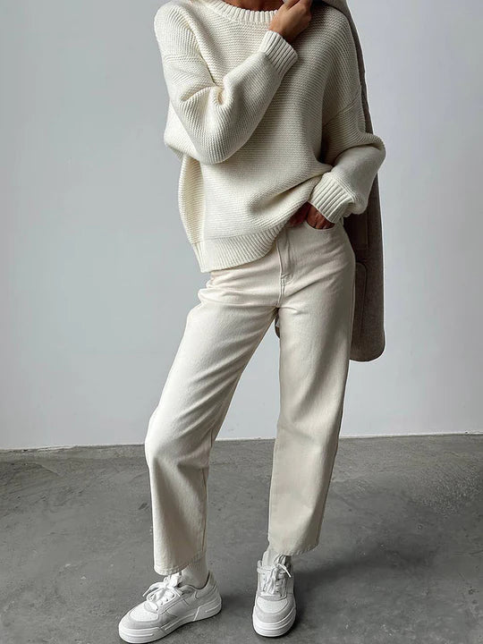 Mónica - Jersey de Punto de Algodón