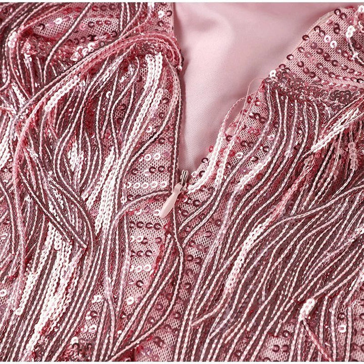 MIRELLA|MINI ABITO CON PIUME