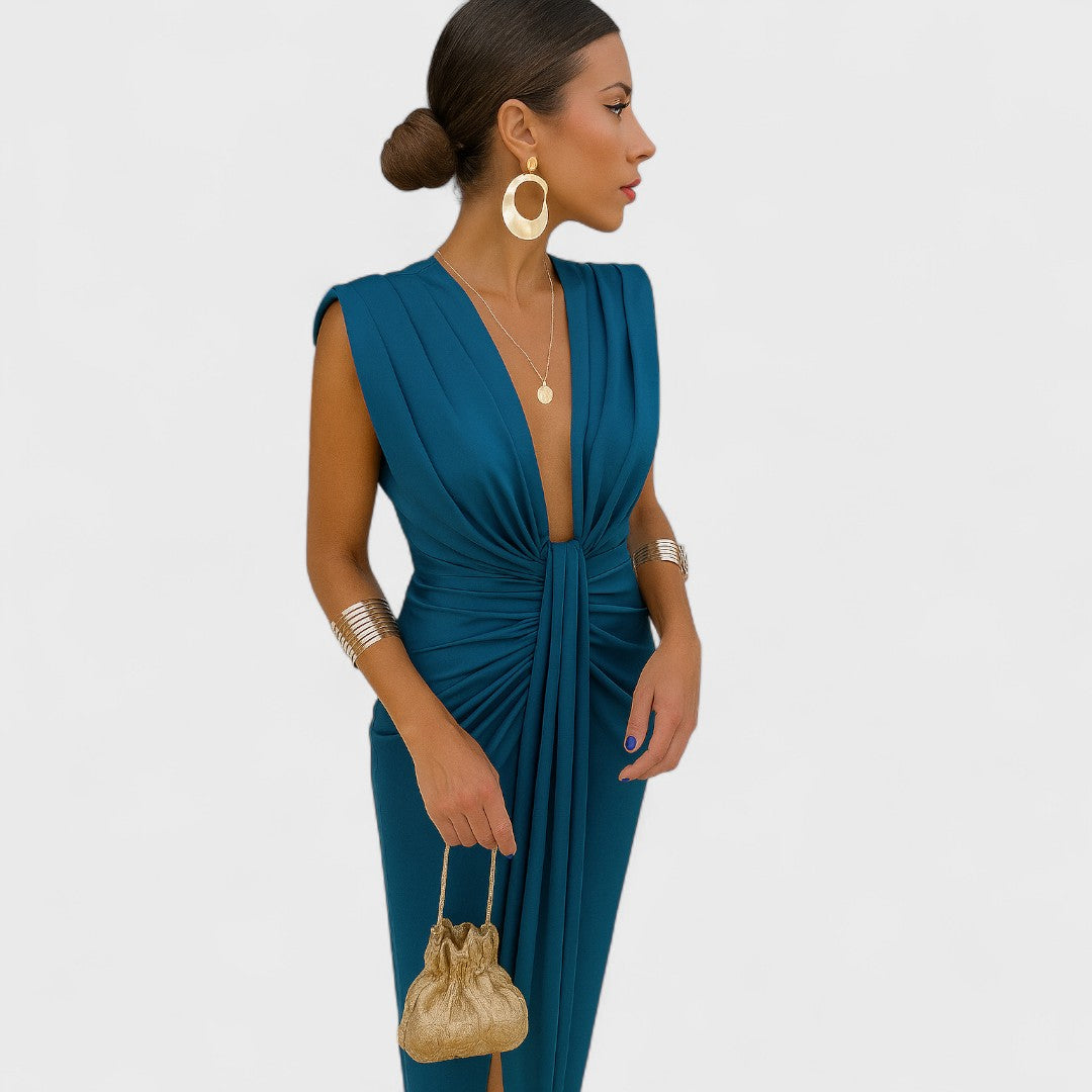 Zoila - Vestido de Escote Abierto