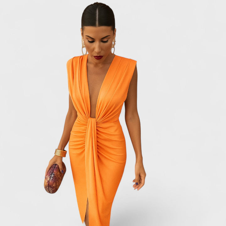 Zoila - Vestido de Escote Abierto