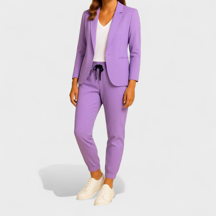 Felisa - Conjunto Elegante con Chaqueta y Pantalones