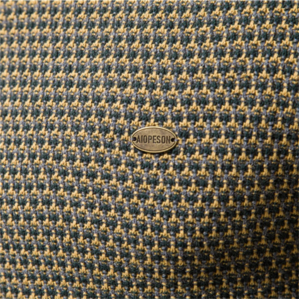 Maurizio | Suéter de Hombre con Motivo a Cuadros