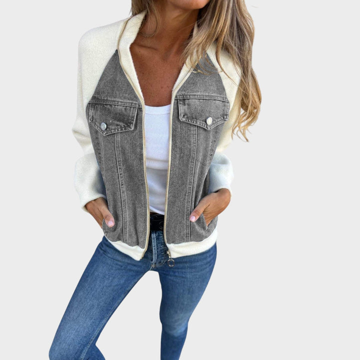 Bárbara - Abrigo de mezclilla elegante