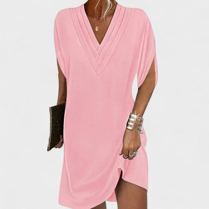 Susana - Vestido Elegante con Mangas Abiertas