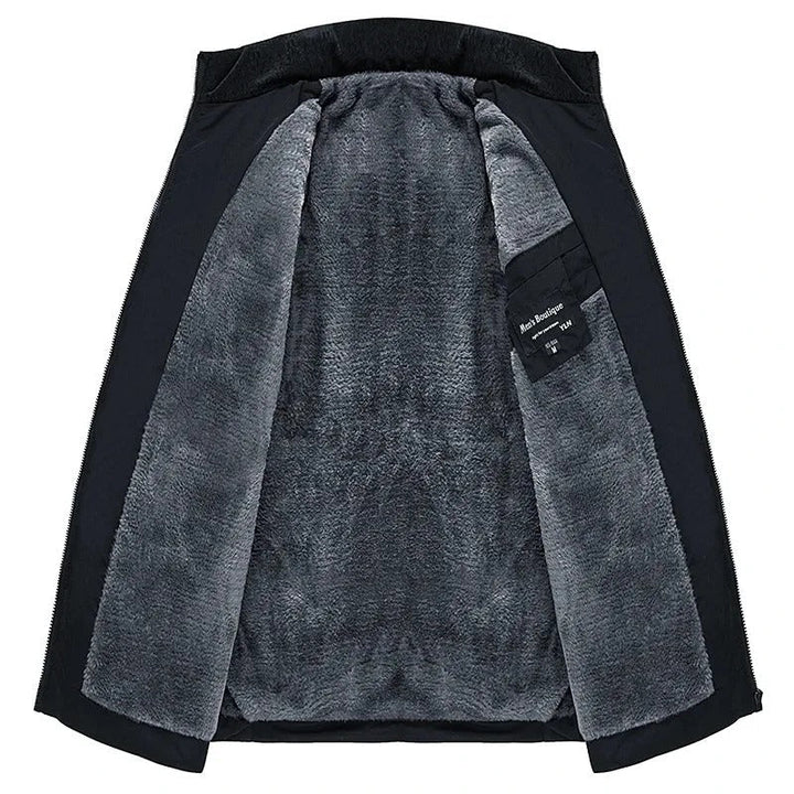 Elegante chaqueta acolchada