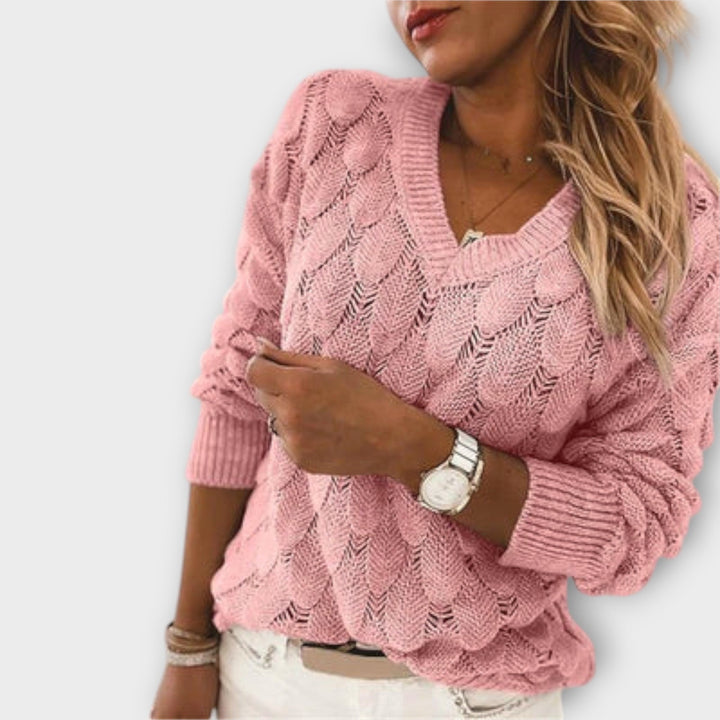Noemier - Pullover con scollo a V