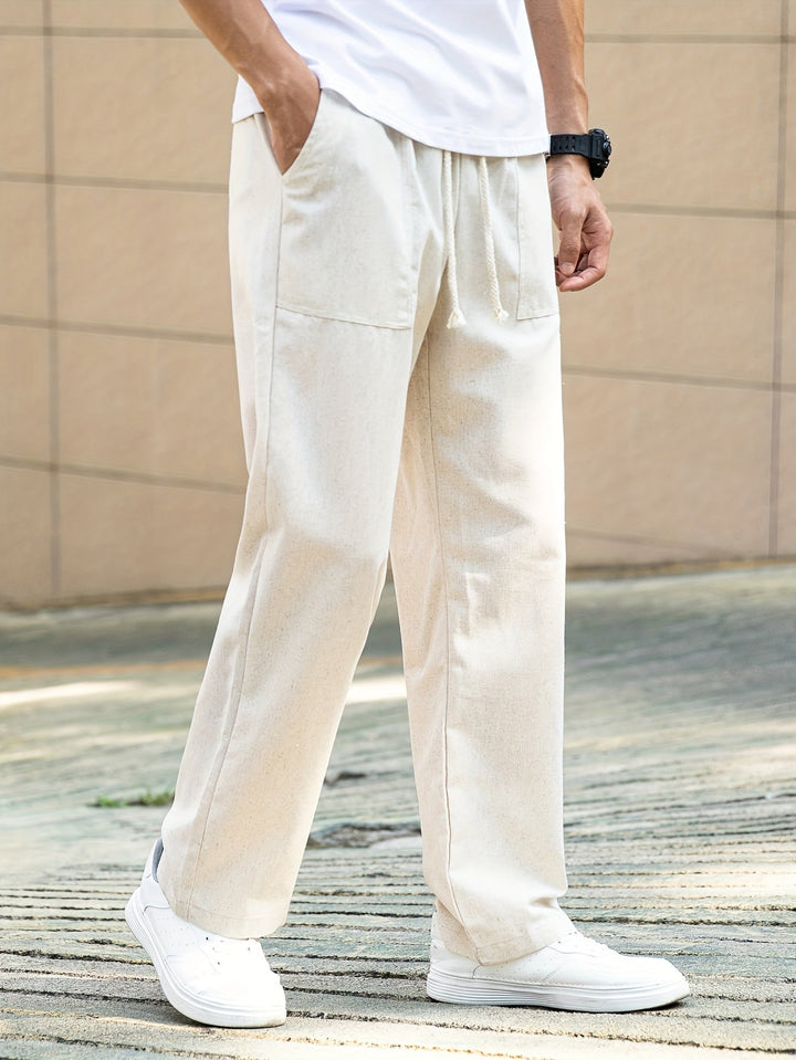 Pantalón de verano de lino Sorentino casual