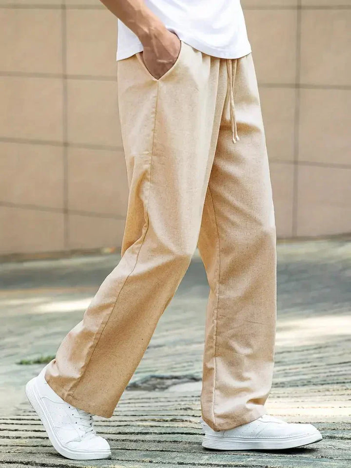 Pantalón de verano casual Valerio de lino